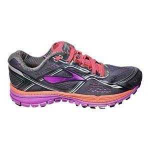 Brooks Womens Ghost 8 Size 6.5 B Anthracite Purple  Running Shoes 1201931B038